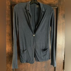 Soft single button blazer